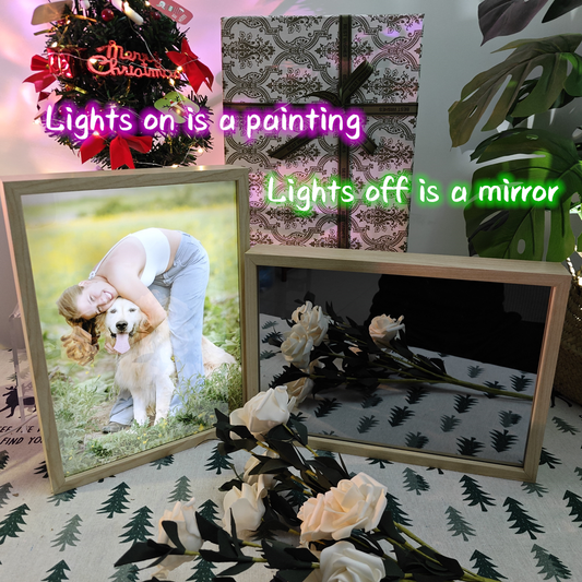 Mirror light art painting